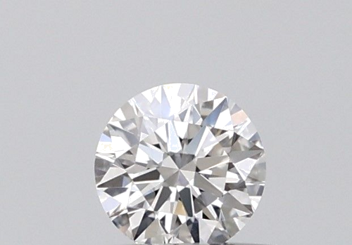 0.22 carat F-VVS1 Excellent cut Natūralus Round Deimantas (1)