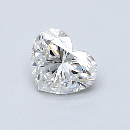 0.7 carat G-VS2 Natūralus Heart Deimantas (1)