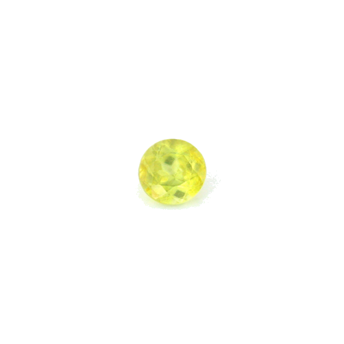 0.56 carat YELLOW Round Sphene (1)