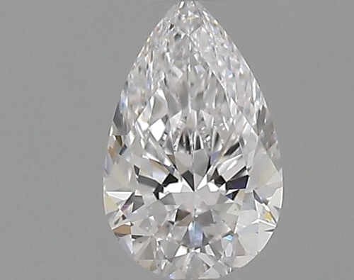 0.4 carat D-VS2 Natūralus Pear Deimantas (1)