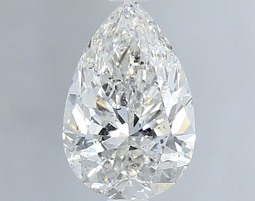 1.01 carat G-SI2 Natūralus Pear Deimantas (1)