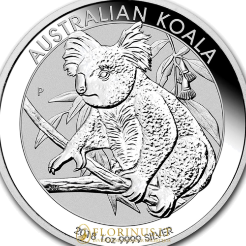 2018 Koala, Australija, 1 oz sidabrinė moneta (2)