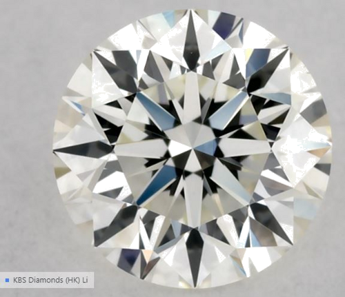0.5 carat J-VS1 Excellent cut Natūralus Round Deimantas (1)