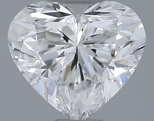 0.61 carat G-VS2 Natūralus Heart Deimantas (1)