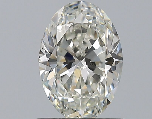 0.96 carat I-SI1 Natūralus Oval Deimantas (1)