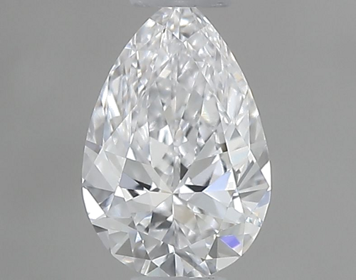 0.3 carat D-VS1 Natūralus Pear Deimantas (1)