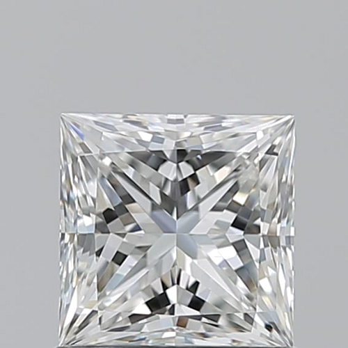 1.01 carat H-VVS2 Natūralus Princess Deimantas (1)