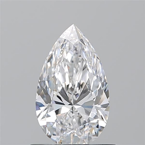 0.71 carat D-VVS1 Natūralus Pear Deimantas (1)