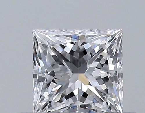 0.31 carat D-VVS2 Natūralus Princess Deimantas (1)