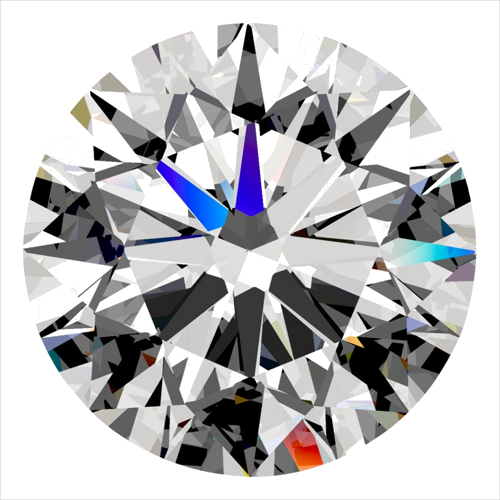 0.31 carat I-SI1 Excellent cut Natūralus Round Deimantas (1)