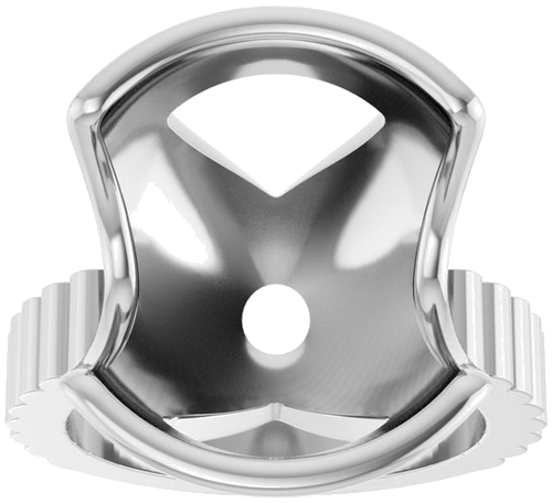 Sužadėtuvių Žiedas „Half-Bezel Solitaire“ 925 Sidabro Round 16mm (3)