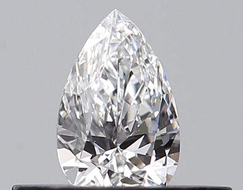 0.23 carat E-VS1 Natūralus Pear Deimantas (1)