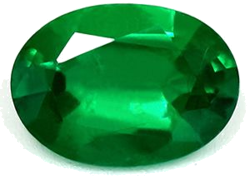 0.63 carat GREEN Oval Smaragdas (1)