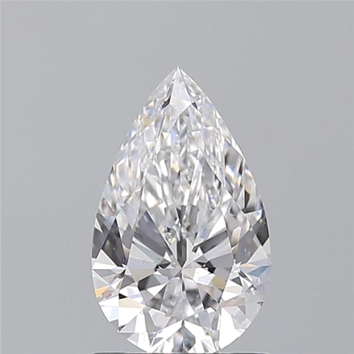 1.21 carat D-SI2 Natūralus Pear Deimantas (1)