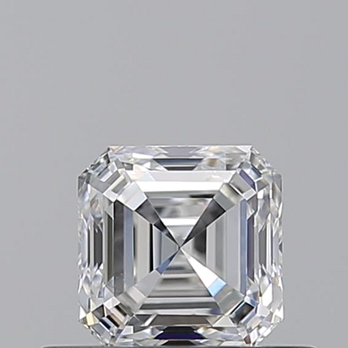 0.51 carat F-VVS2 Natūralus Asscher Deimantas (1)