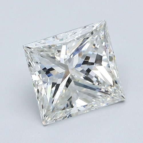 3.12 carat I-SI1 Natūralus Princess Deimantas (1)