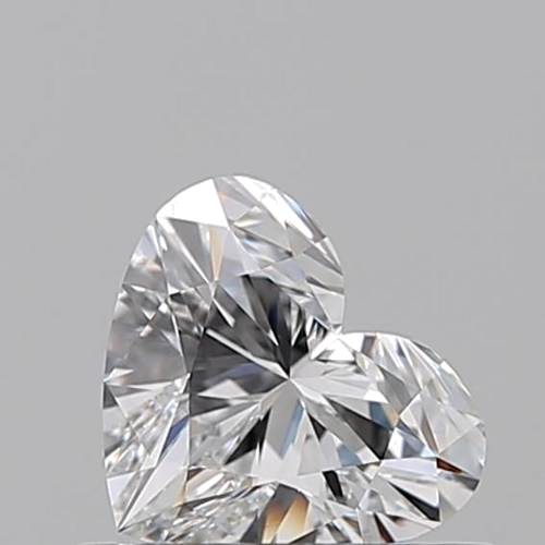 0.5 carat E-VS1 Natūralus Heart Deimantas (1)