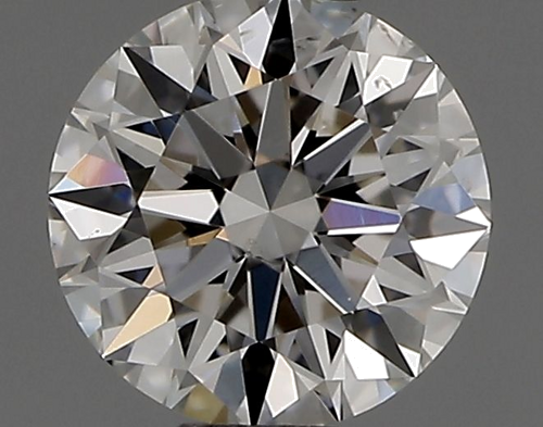 0.37 carat G-SI2 Excellent cut Natūralus Round Deimantas (1)