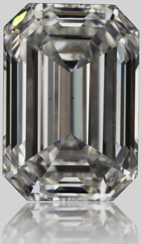 0.39 carat F-VS1 Natūralus Emerald Deimantas (1)