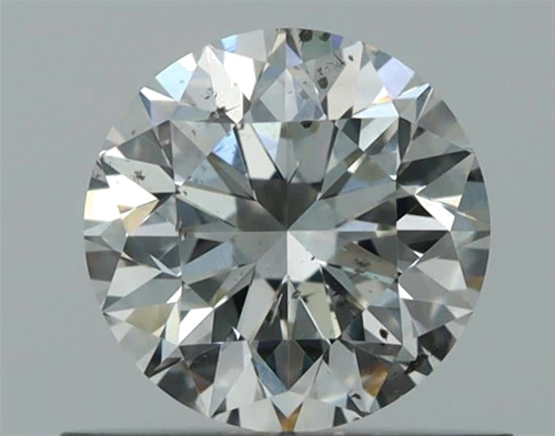 0.58 carat I-SI2 Very Good cut Natūralus Round Deimantas (1)