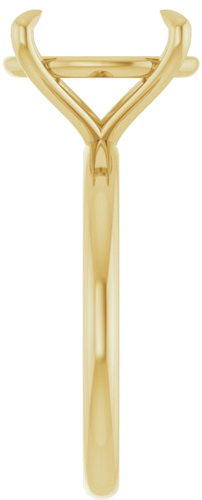 Sužadėtuvių Žiedas „Claw-Prong Solitaire“ 14k yellow gold Oval 13mm x 11mm (4)