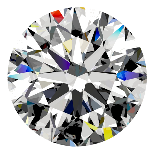 0.6 carat G-VS1 Excellent cut Natūralus Round Deimantas (1)