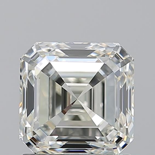 1.5 carat K-VS1 Natūralus Asscher Deimantas (1)