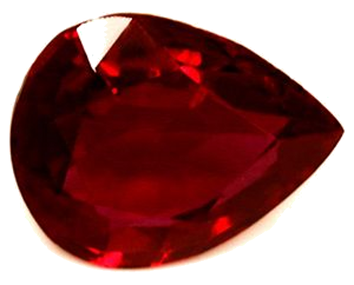 0.52 carat RED Pear Rubinas (1)