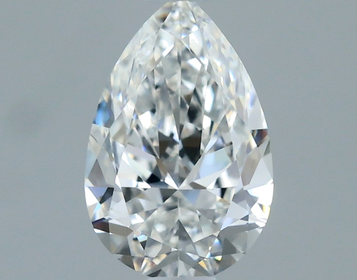 0.5 carat F-VS1 Natūralus Pear Deimantas (1)