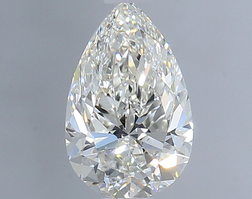 0.5 carat G-VS1 Natūralus Pear Deimantas (1)