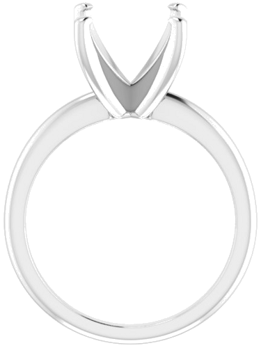 Sužadėtuvių Žiedas „Solitaire“ 950 Platinos Oval 12mm x 10mm (2)