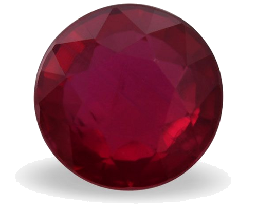 0.64 carat RED Round Rubinas (1)