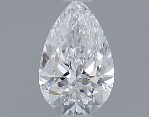 0.6 carat D-VVS1 Natūralus Pear Deimantas (1)