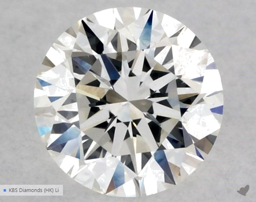 0.55 carat G-VS1 Excellent cut Natūralus Round Deimantas (1)