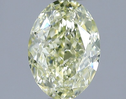 1.3 carat Fancy Light Yellow-VVS2 Natūralus Oval Deimantas (1)