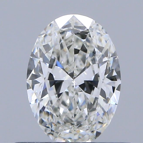 0.45 carat G-VVS1 Natūralus Oval Deimantas (1)