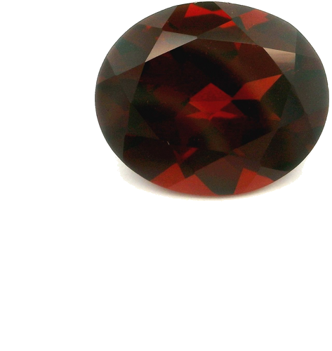 5.3 carat RED Oval Garnet (1)