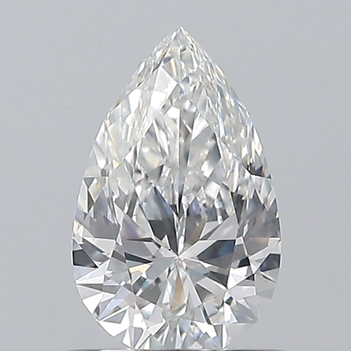 0.65 carat E-VS1 Natūralus Pear Deimantas (1)