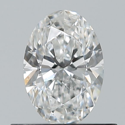 0.5 carat E-SI1 Natūralus Oval Deimantas (1)