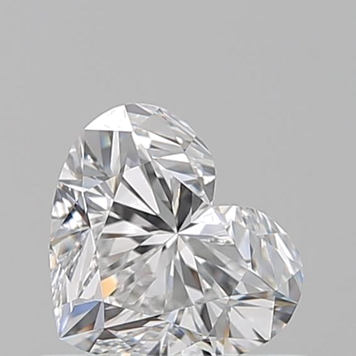 0.61 carat E-VVS1 Natūralus Heart Deimantas (1)