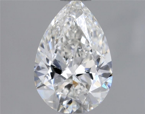 0.6 carat G-SI1 Natūralus Pear Deimantas (1)