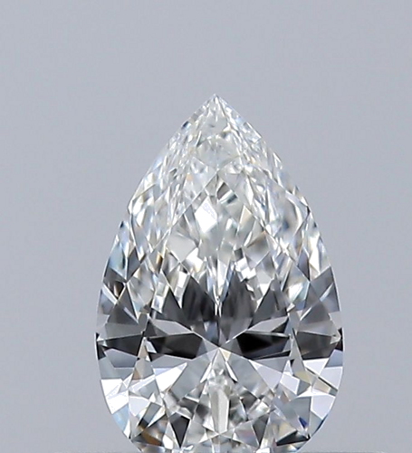 0.3 carat G-VVS1 Natūralus Pear Deimantas (1)