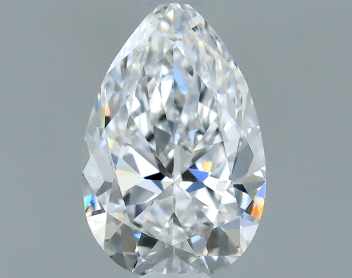 0.4 carat D-VS1 Natūralus Pear Deimantas (1)