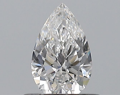 0.5 carat E-VVS2 Natūralus Pear Deimantas (1)