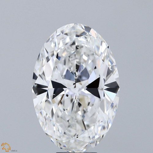9.0 carat G-SI1 Natūralus Oval Deimantas (1)