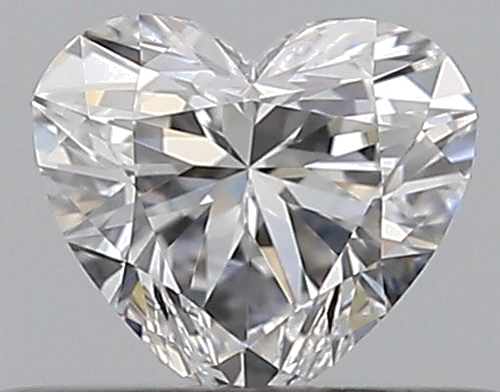 0.3 carat D-VVS2 Natūralus Heart Deimantas (1)