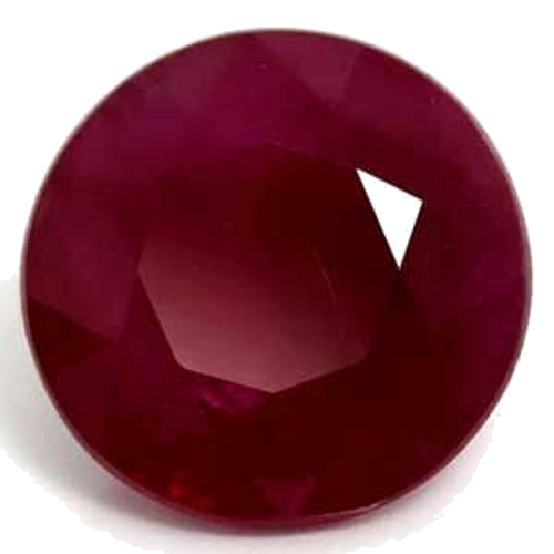1.69 carat RED Round Rubinas (1)