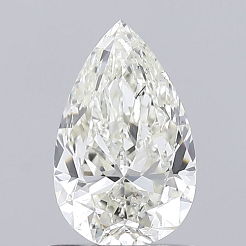 1.0 carat J-SI2 Natūralus Pear Deimantas (1)