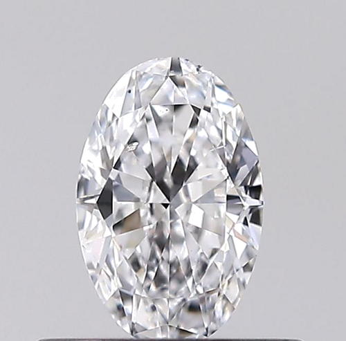 0.4 carat D-SI2 Natūralus Oval Deimantas (1)