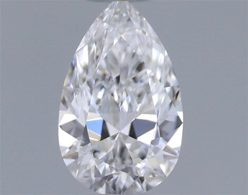 0.3 carat E-VVS2 Natūralus Pear Deimantas (1)